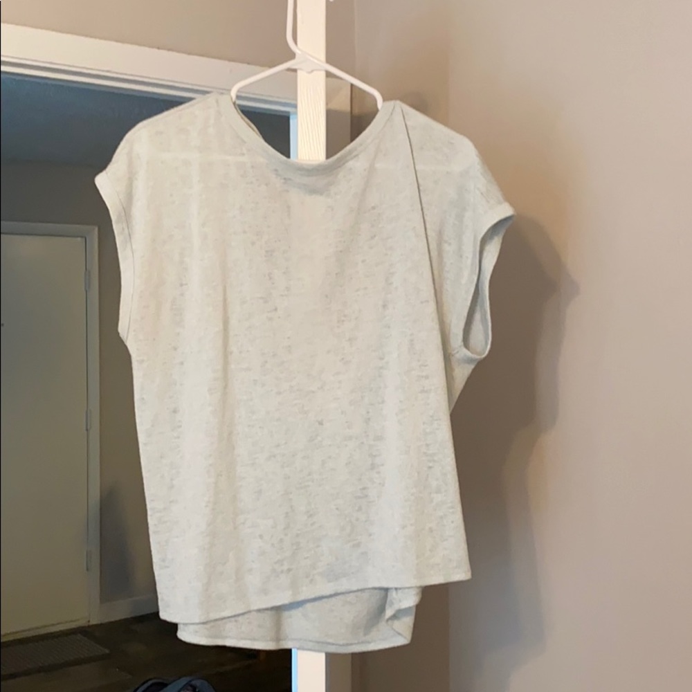 Forever 21 shirt with a cropped out back.